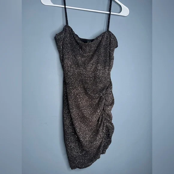 Black Glittery Windsor Dress | Women’s Large - Picture 11 of 15